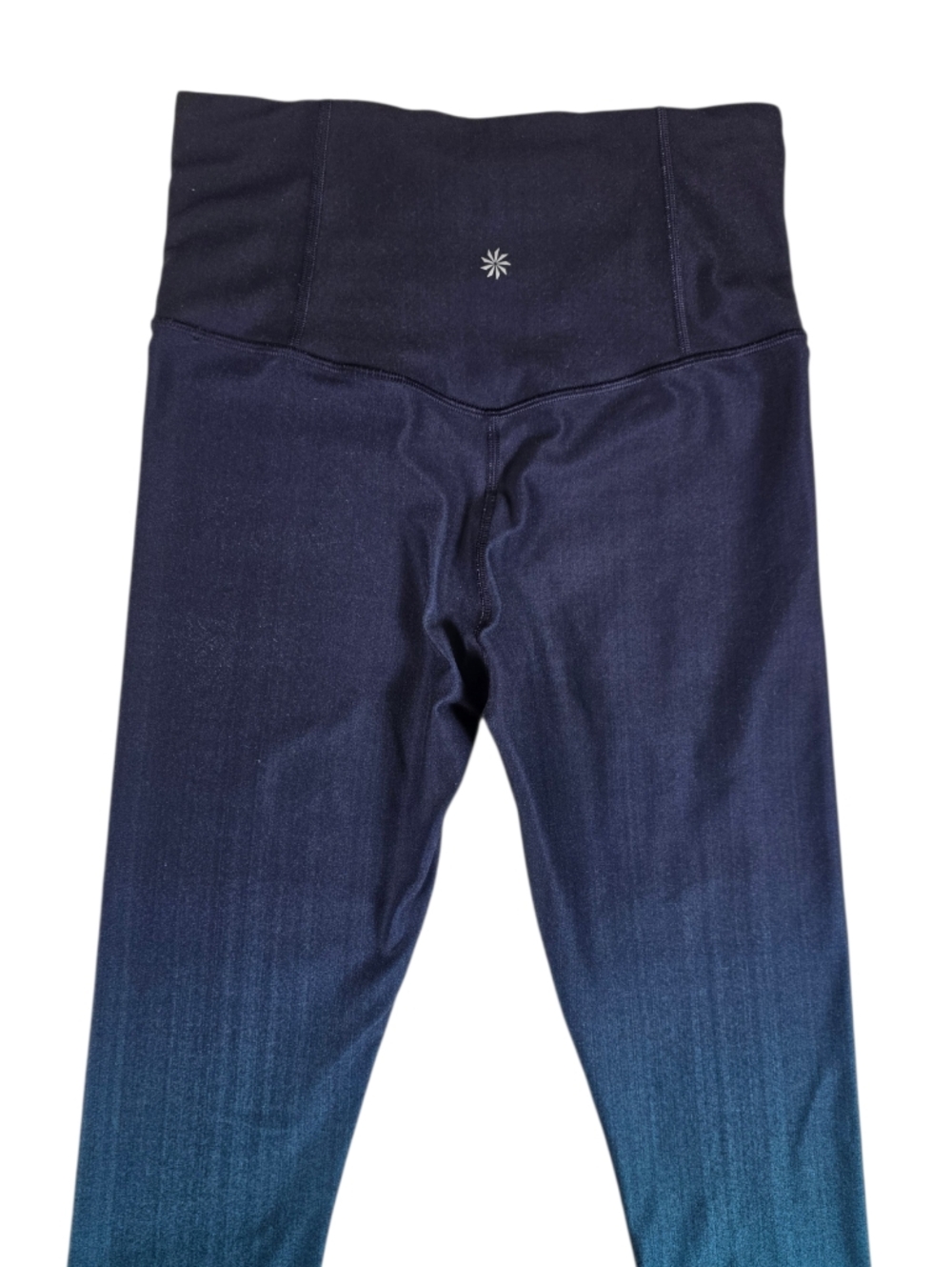 Athleta Elation High Rise 7/8 Tights Blue Ombre Small - Picture 10 of 16